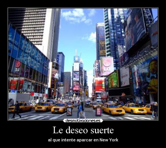 Le deseo suerte -