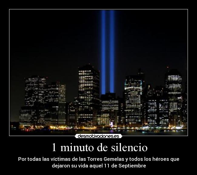 1 minuto de silencio - 
