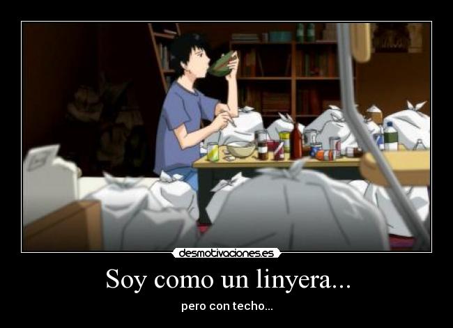 Soy como un linyera... - pero con techo...