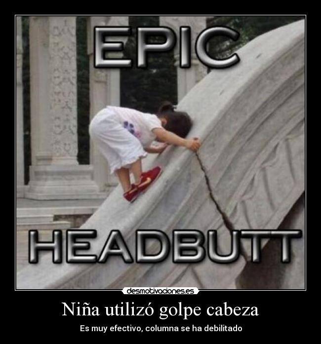 Niña utilizó golpe cabeza - 