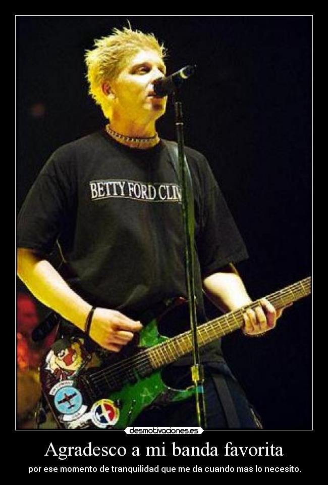 Agradesco a mi banda favorita - 