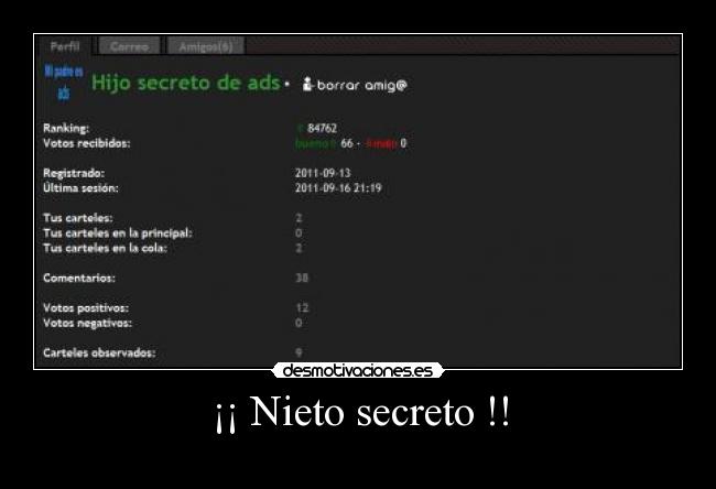 ¡¡ Nieto secreto !! - 