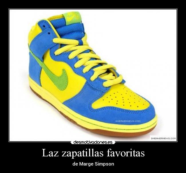 Laz zapatillas favoritas - de Marge Simpson