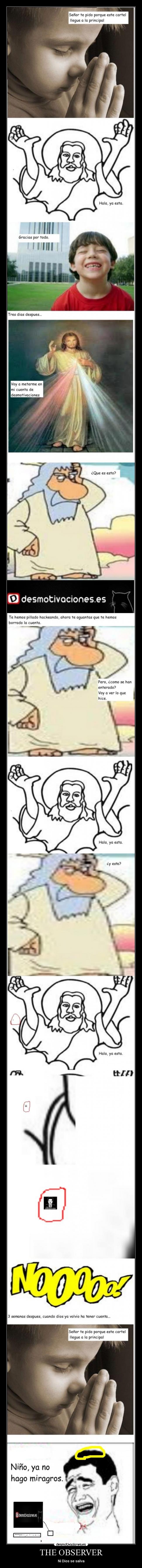 carteles dios the-observer desmotivaciones
