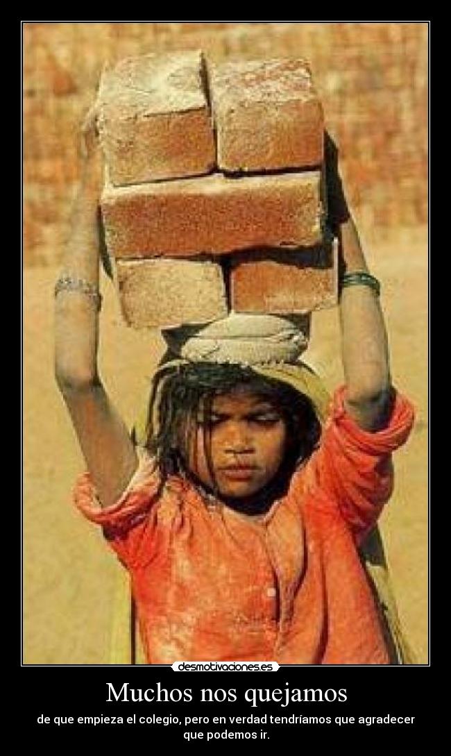 Muchos nos quejamos -