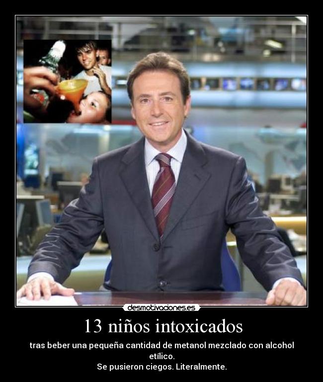 13 niños intoxicados -
