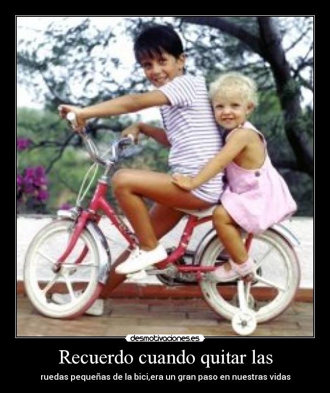 Recuerdo cuando quitar las -