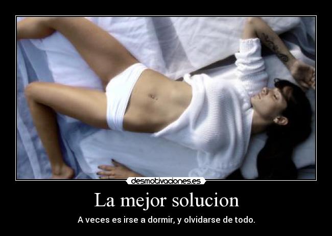 La mejor solucion - 