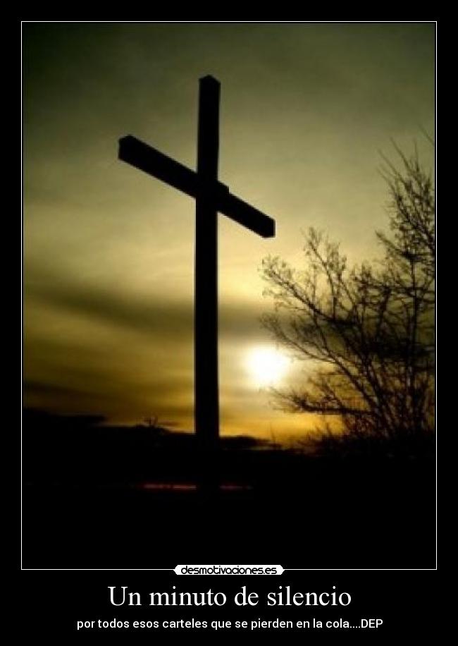 Un minuto de silencio -