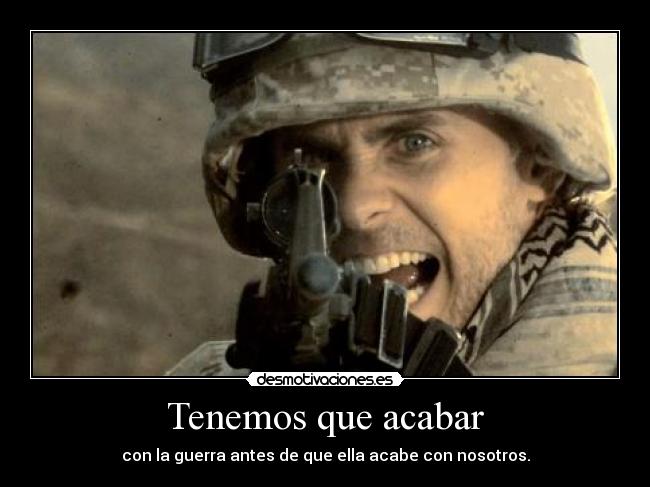 Tenemos que acabar -