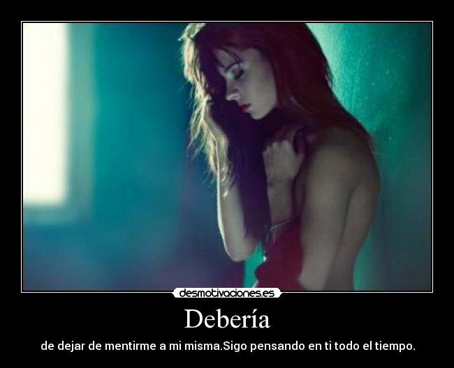 Debería -
