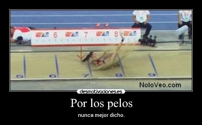 Por los pelos -