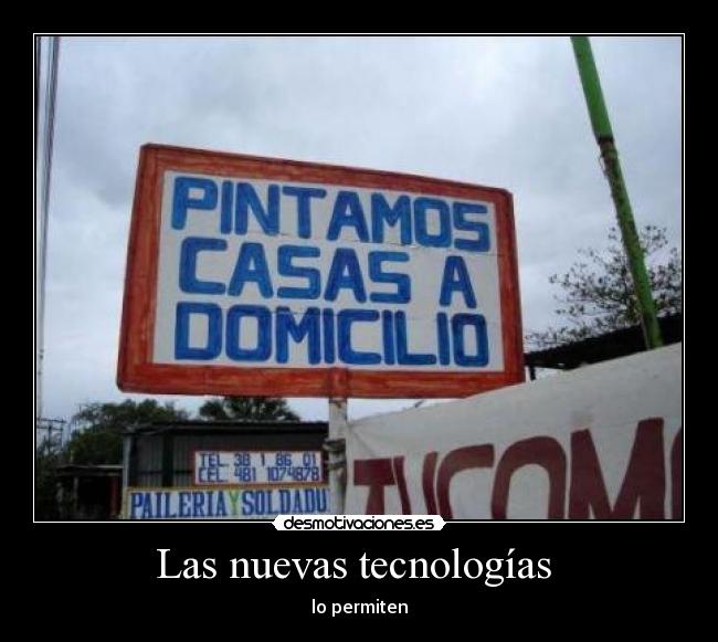 Las nuevas tecnologías -