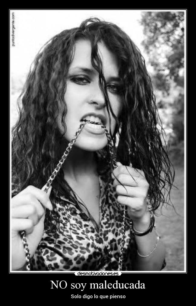NO soy maleducada - 