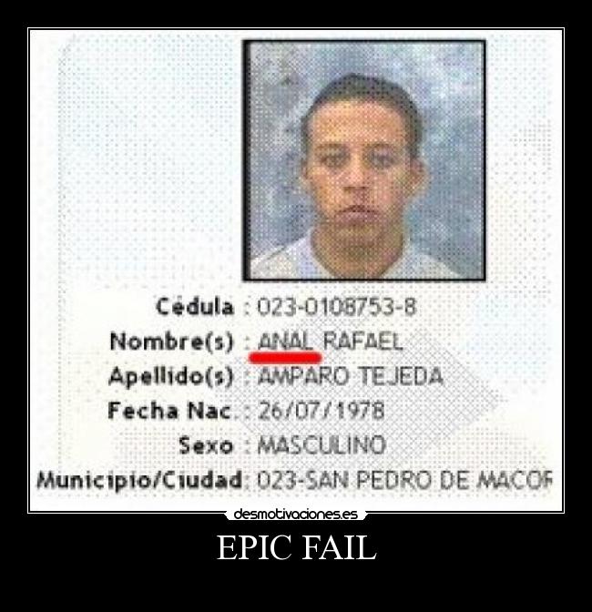 EPIC FAIL -