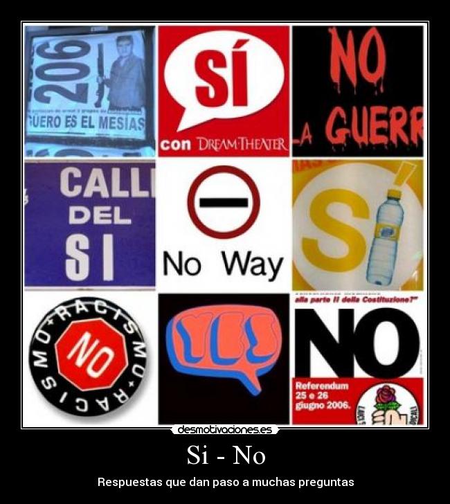 carteles preguntas respuestas desmotivaciones