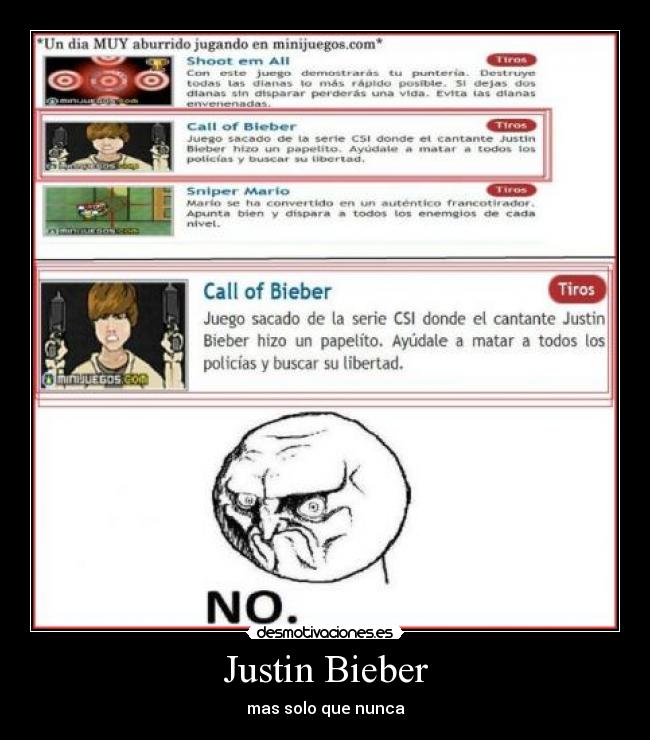 Justin Bieber - mas solo que nunca