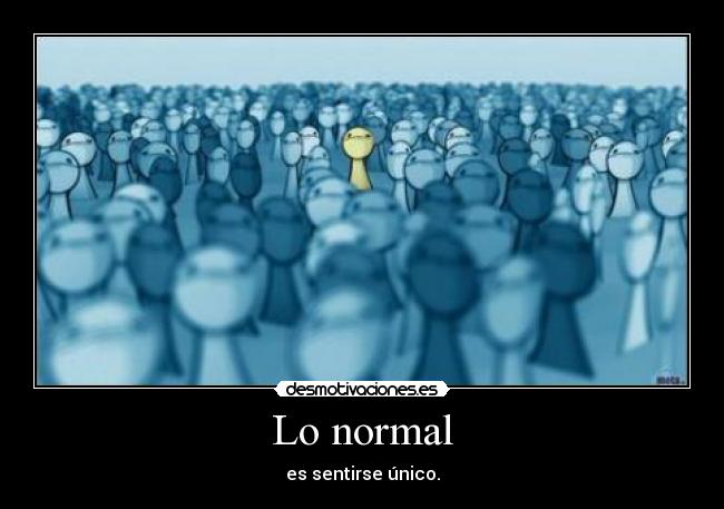 Lo normal -