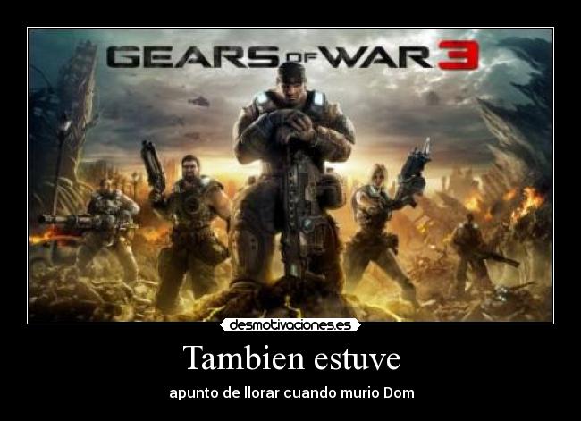 carteles gears war desmotivaciones