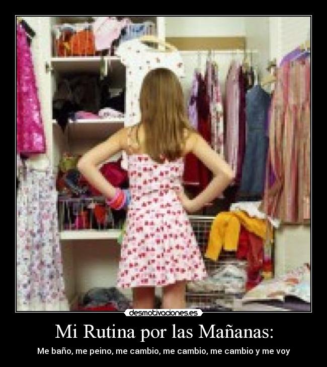 Mi Rutina por las Mañanas: - 