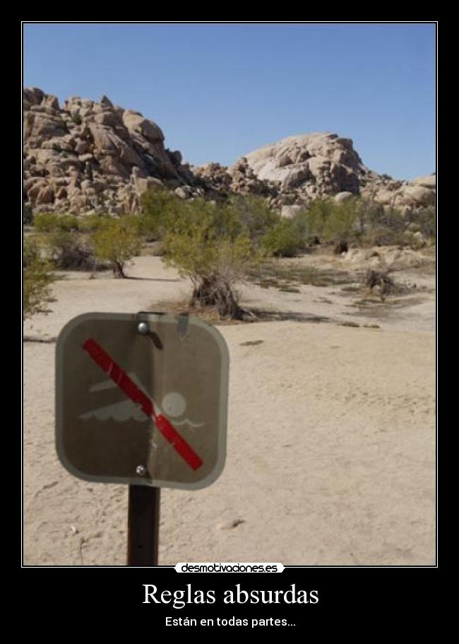 Reglas absurdas -