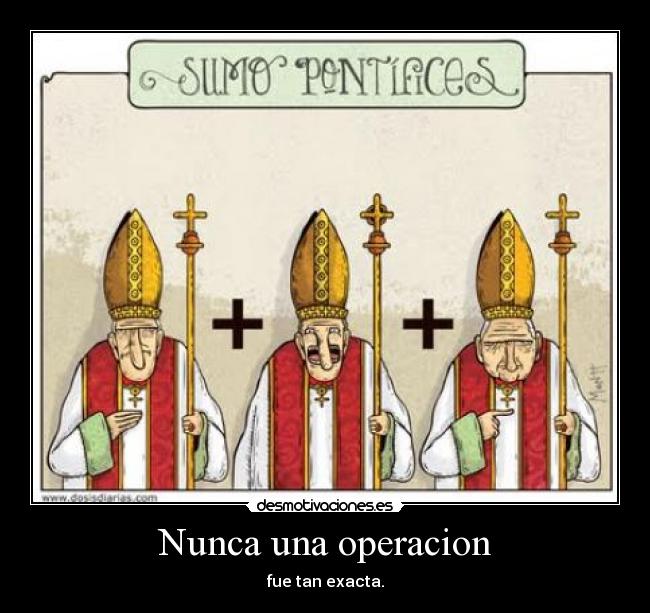 Nunca una operacion -