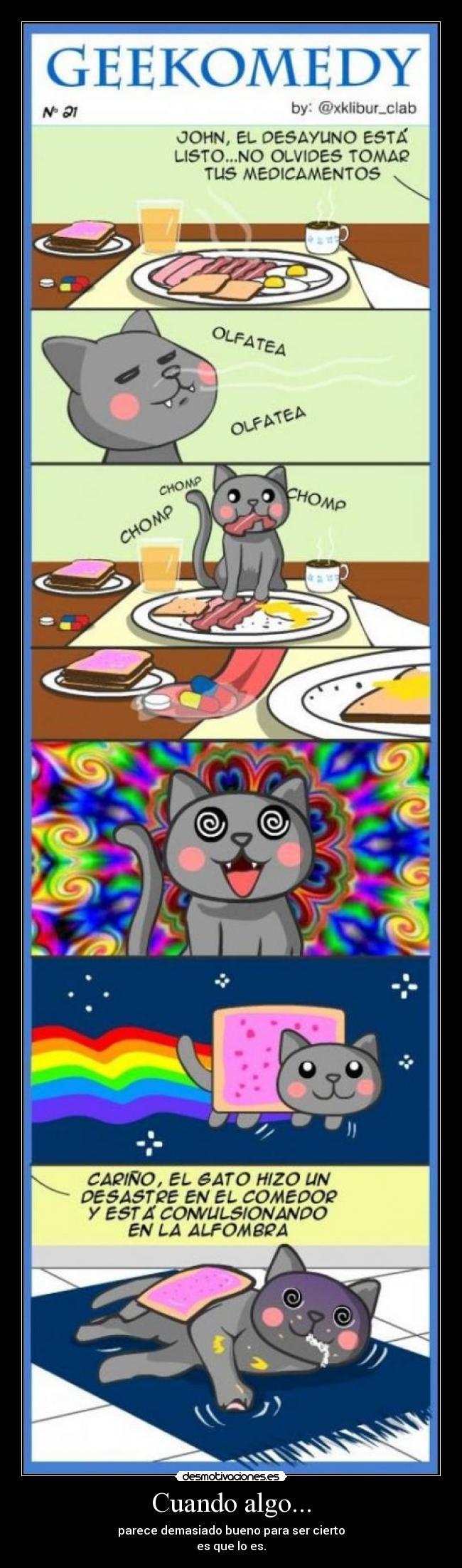 carteles nyan cat drogas triste realidad desmotivaciones