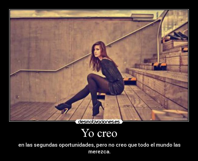 Yo creo -