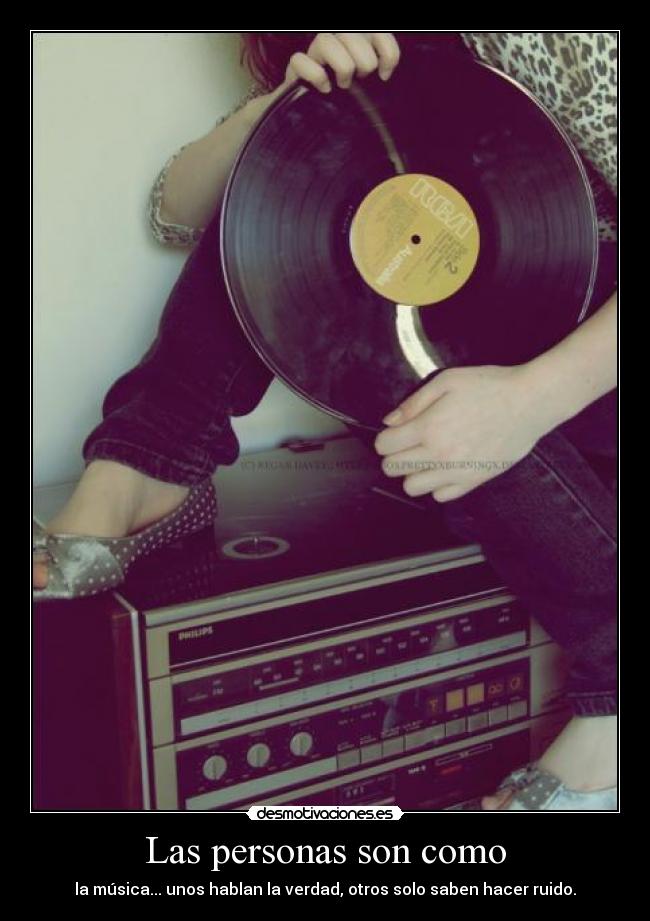 Las personas son como -