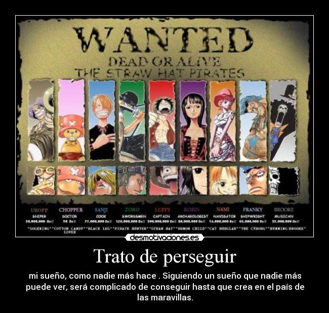 carteles one piece mugiwara desmotivaciones