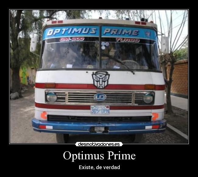 Optimus Prime - Existe, de verdad