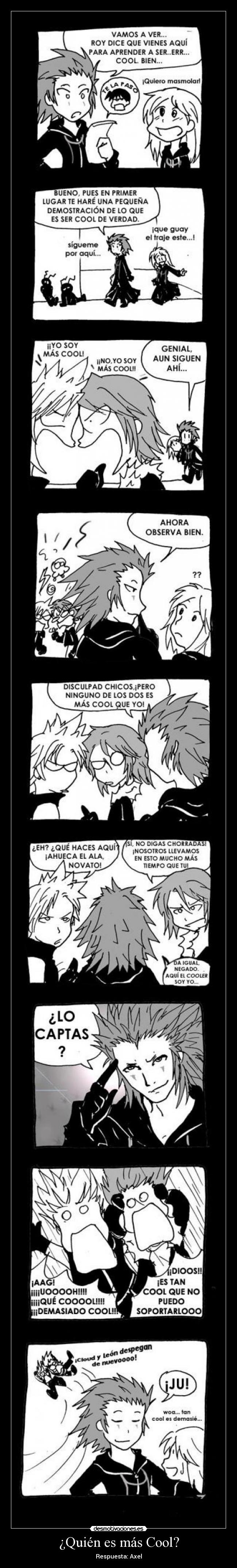 carteles kingdom hearts2 parte- axel desmotivaciones