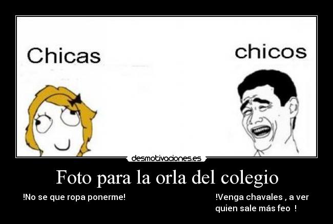 Foto para la orla del colegio -