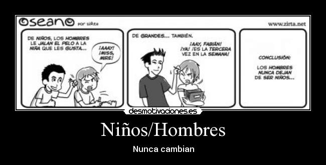 Niños/Hombres -