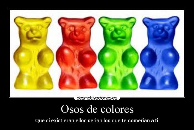 Osos de colores -