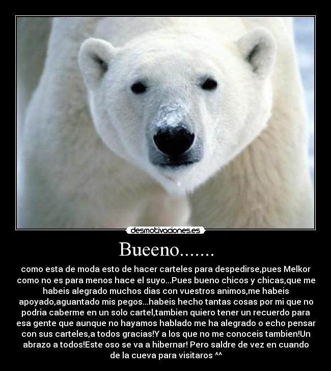 Bueeno....... -