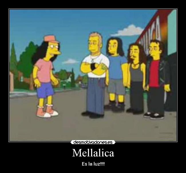 carteles metallica es la luz desmotivaciones