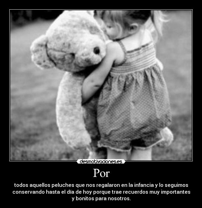 carteles por todos aquellos peluches desmotivaciones