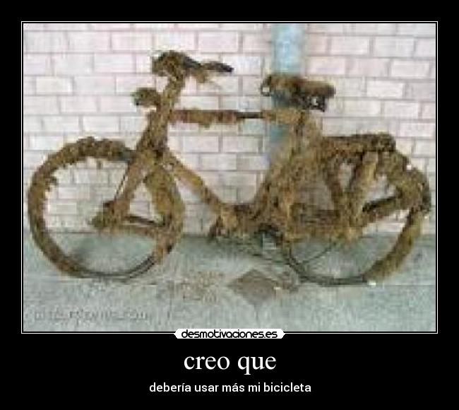 creo que -