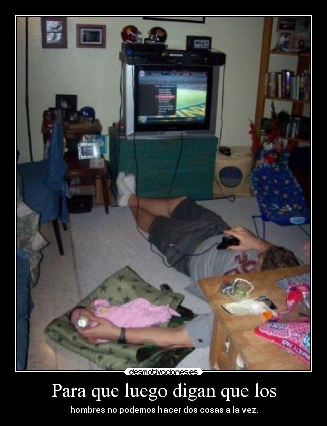 Para que luego digan que los -