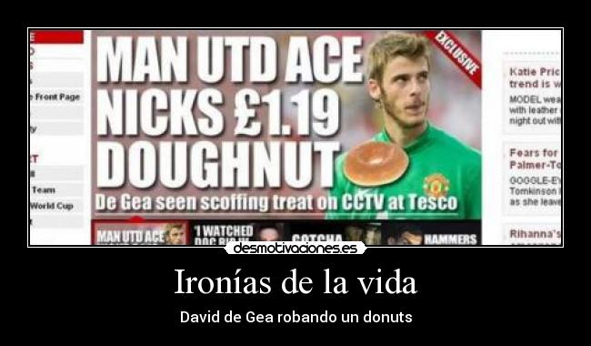 Ironías de la vida -