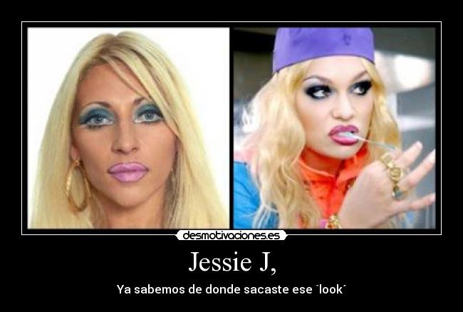 Jessie J, - Ya sabemos de donde sacaste ese `look´