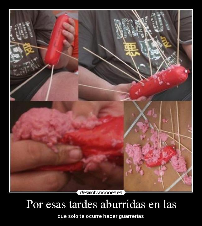 Por esas tardes aburridas en las - que solo te ocurre hacer guarrerias