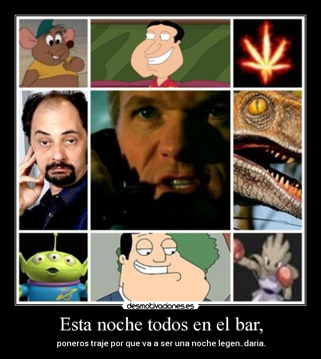 Esta noche todos en el bar, - 