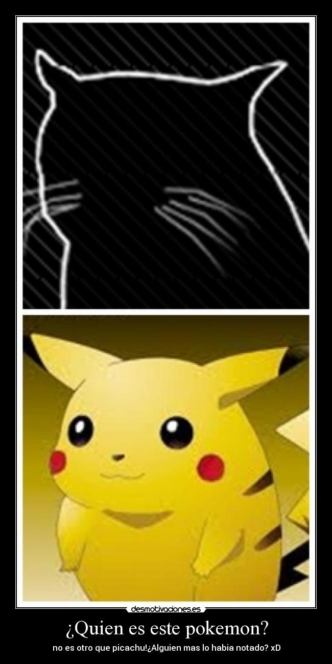 ¿Quien es este pokemon? -