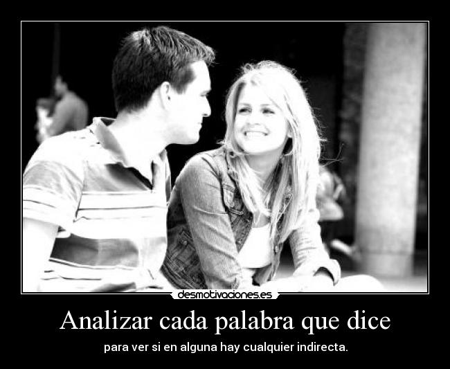 Analizar cada palabra que dice - 