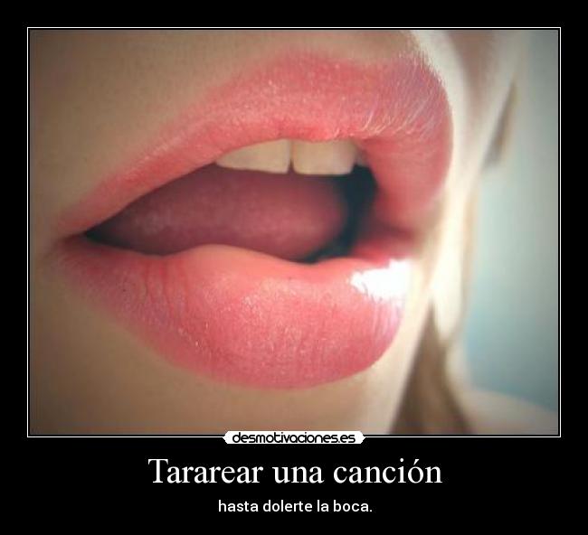 Tararear una canción - 