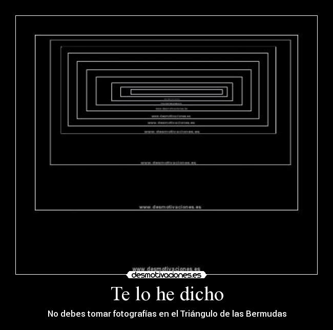 carteles triangulo las bermudas desmotivaciones