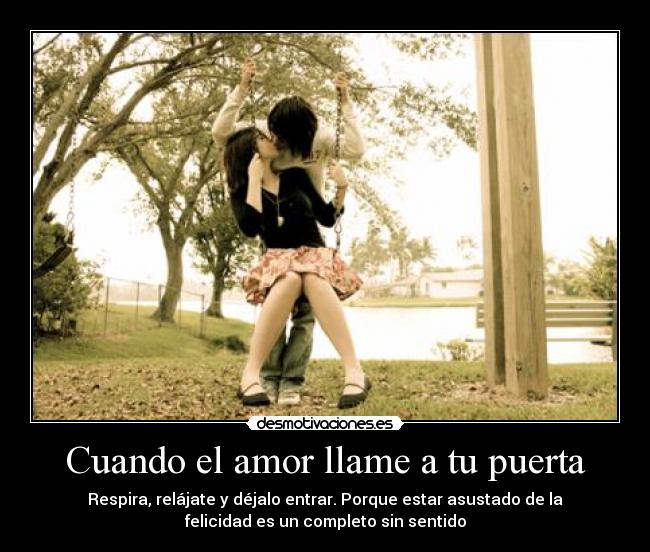 Cuando el amor llame a tu puerta -
