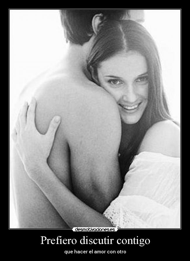 Prefiero discutir contigo -